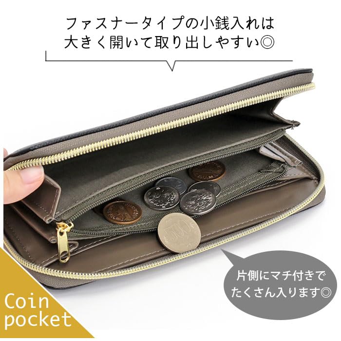 Two-tone wallet long wallet