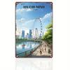 Ho Chi Minh City Vietnam Travel Metal Tin Sign, 20x30 cm Wall Decor for Room