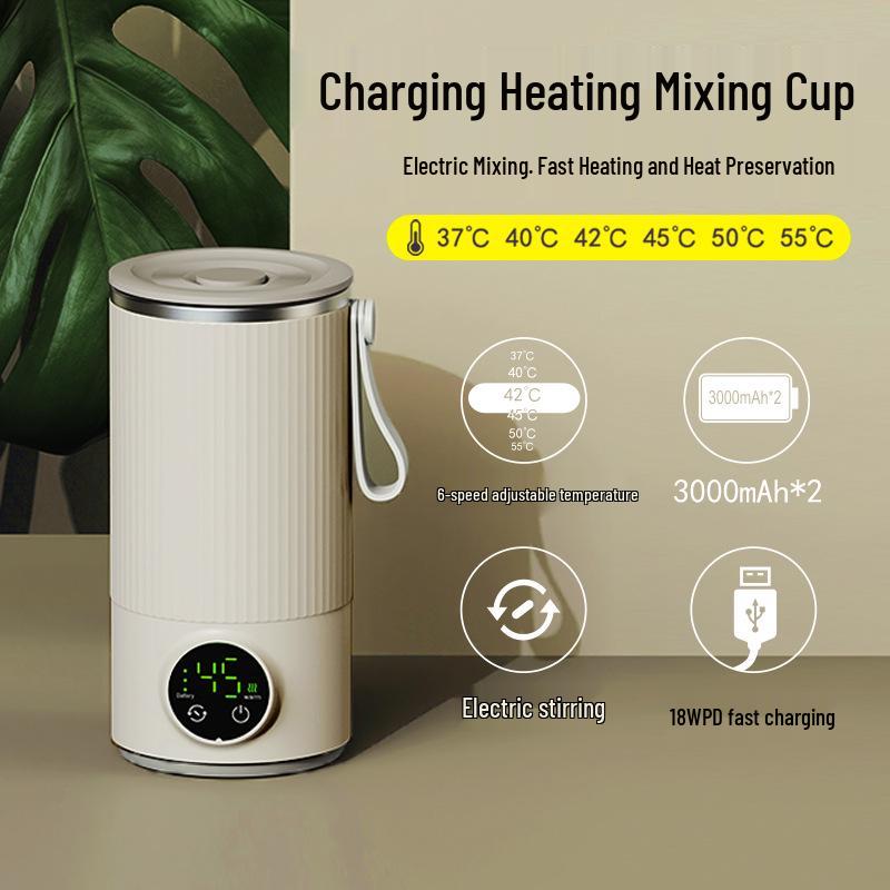 Rechargeable Portable Electric Stirring Cup for Coffee & Milk Frothing