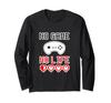 NO GAME NO LIFE No Game No Life Dot Retro Letters Otaku Gamer Funny Sayings Long Sleeve T-Shirt