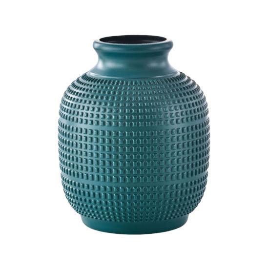 Plastic Flower Vase Indoor Outdoor Modern Real Dried Flower Holder Floral Arrangement