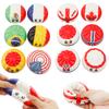 Soccer Cup Event Souvenir 12 Styles Country Flag Squishy Toy Soft Squeeze Stress Relief Fidget Toy Football Fans