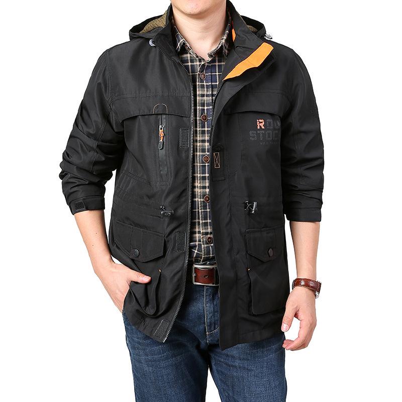 Men's 2026 Spring/Autumn Quick-Dry Casual Military Windbreaker Jacket for Outdoors, Mountaineering, and Thin Layering (Style 086)