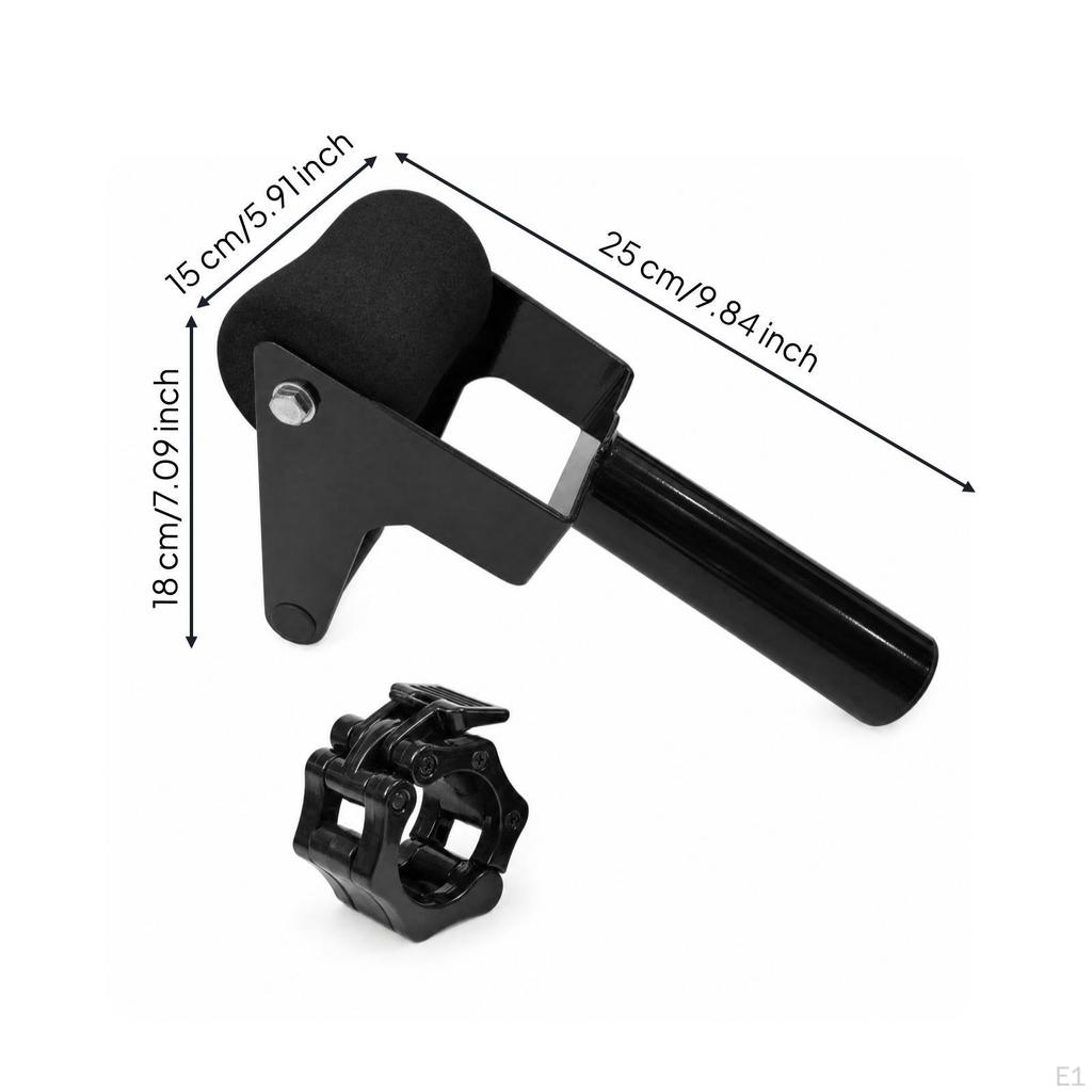 SingleLeg Shin Bar PlateLoaded with Foam Roller Padded Tibialis for Athletes, Home Gym,