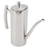 Oil Dispenser Bottle Stainless Steel Mirror Appearance Curved Handles Ergonomic Grip Drip Free Oil