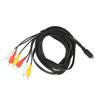 9 Pin Composite Video Cable Stable Sound Audio Adapter Cable  Monitor Display