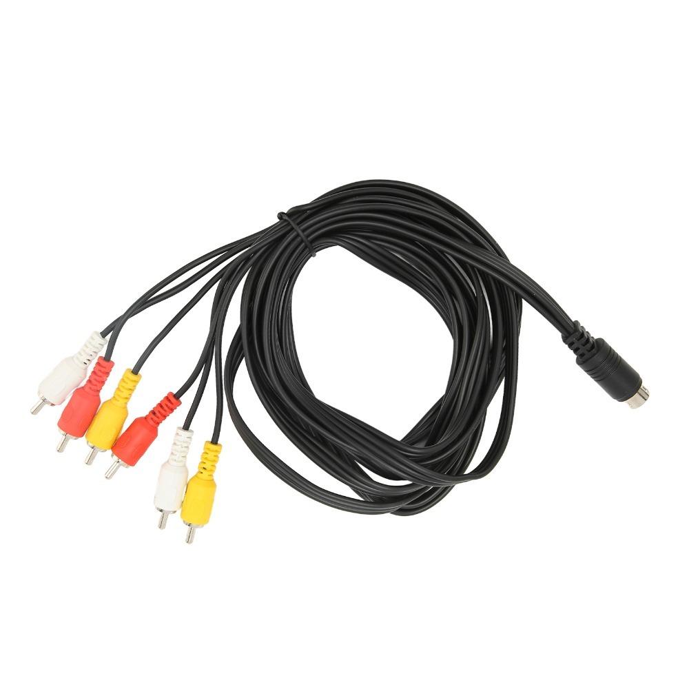 9 Pin Composite Video Cable Stable Sound Audio Adapter Cable  Monitor Display
