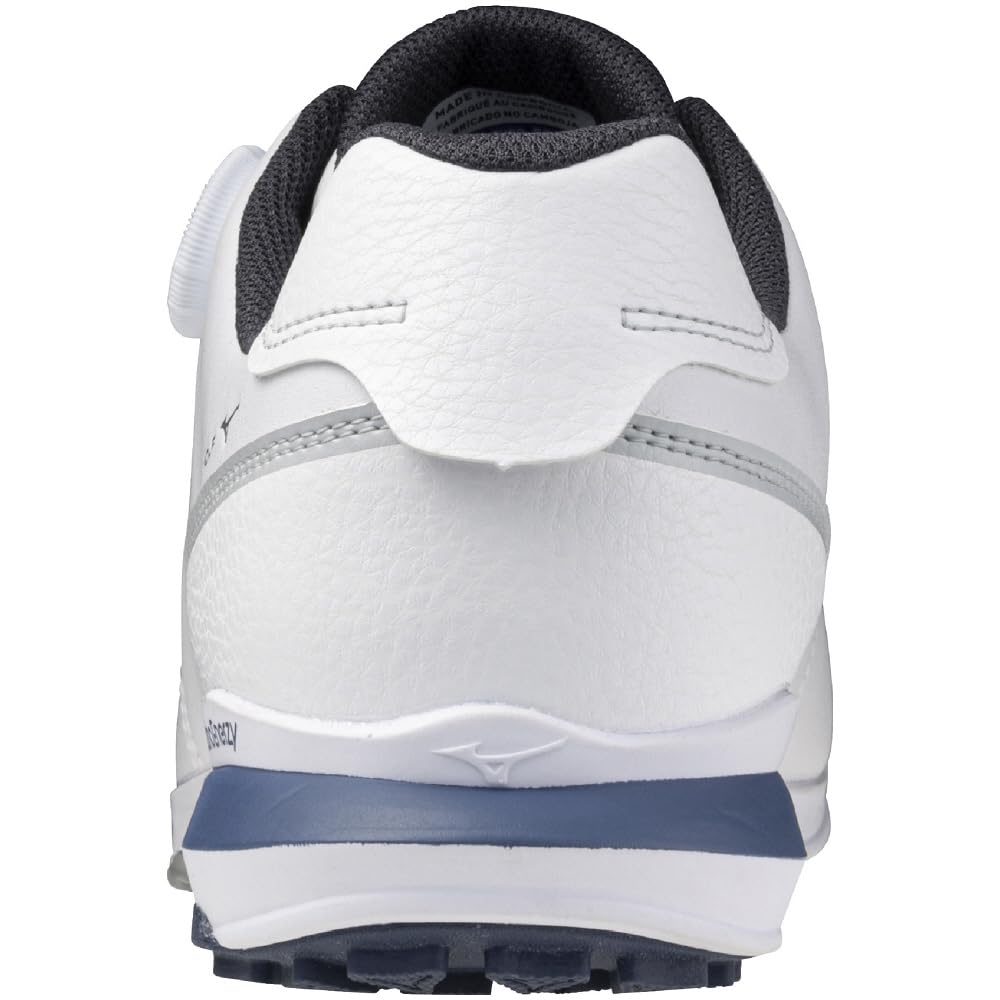 Mizuno Nexlite Energy Boa Golfschuhe, Leicht, Breite Passform, Wasserdicht, Weiß x Weiß, Größe 26,0 cm, 4E
