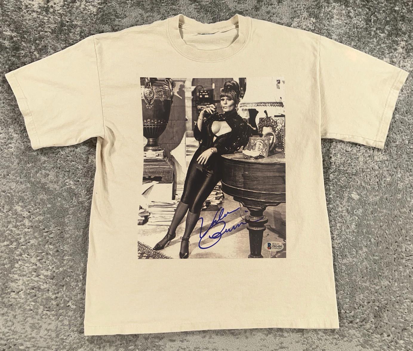 RIP Valerie Perrine Signature Beige Color Full Size Shirt MI965 XL