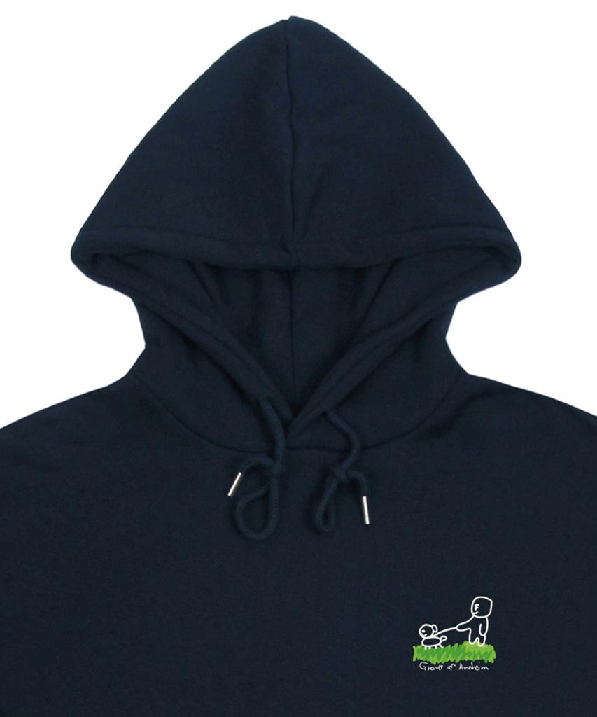 [Unisex] Human Puppy Work Hoodie_Navy