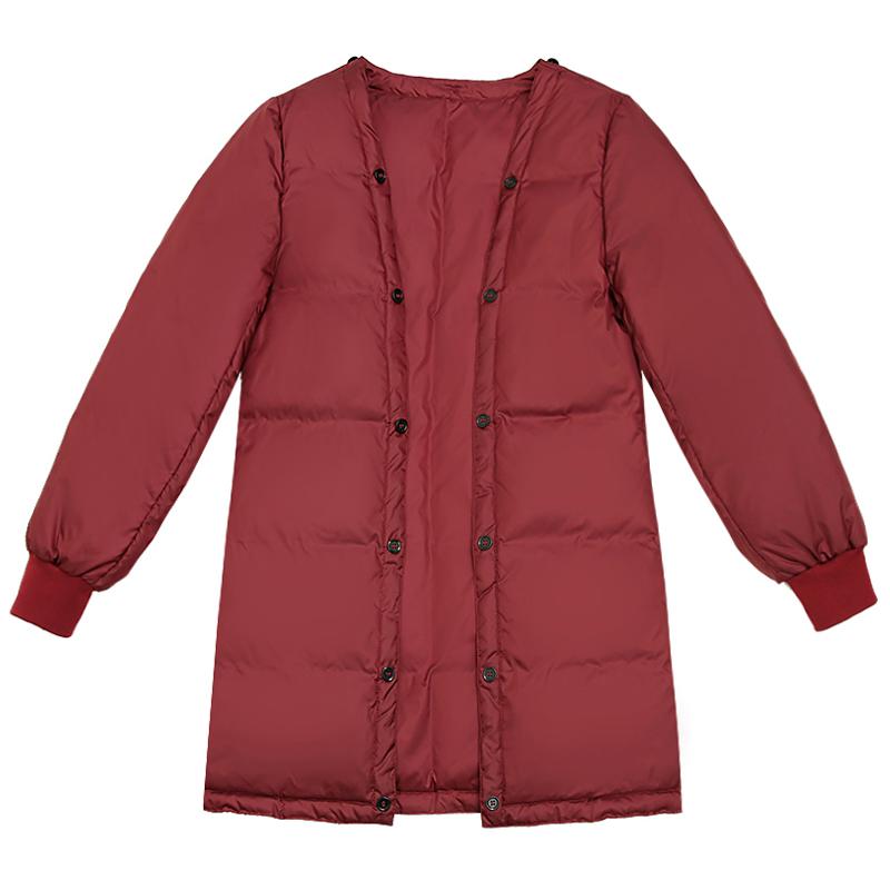 Real Fur Collar Middle Age Women's Puffer Jackets Winter Vintage Parkas Hooded Liner Detachable Plus Size Thick Warm Long Down Coats Woman Outerwears