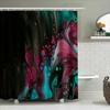 Colorful Shower Curtain Abstract Art Print For Bathroom Decor 3D Printed Waterproof Fabric Available In Various Sizes
