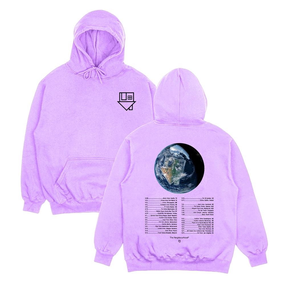 The Neighbourhood The Wourld Tour 2026 Mikiny Hip Hop Wiped Out! Grafický streetwear na 10. výročie pre ženy a mužov, ležérne pulóvre