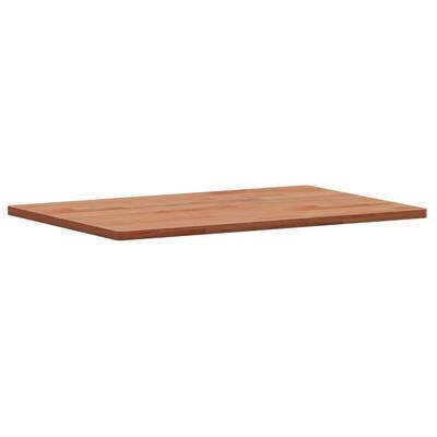 Table Top 60 X 40 X 1.5 Cm Rectangular Solid Beech Wood