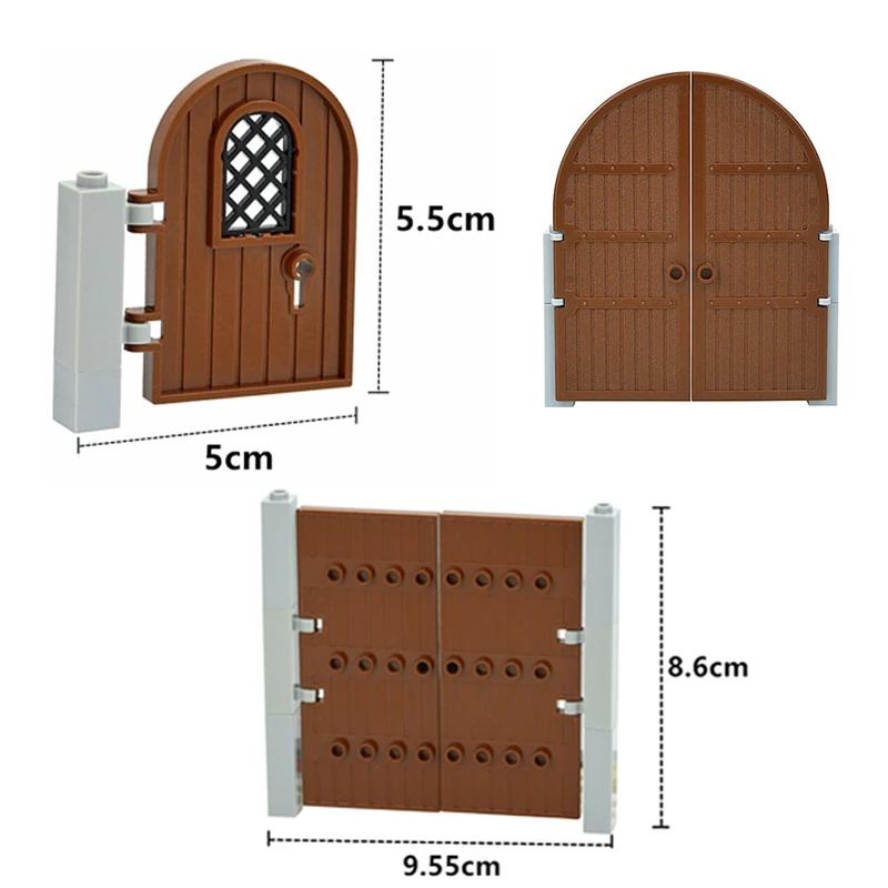 Activating Toys 1Set Doors Bricks 2400 87601 1X5x10 Door Moc Building Blocks Gate Diy Assembles Particles Parts Educational Kids Toys