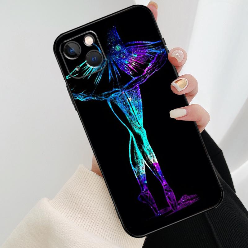 Ballerina Ballet Dance Girl Phone Case For iPhone 17 Pro Max 15 14 13 11 12 16 Pro Max mini 15 16 Plus 16e 17 Air Cover