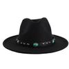 Fedoras Hat Winter Women Hats Men Felt Hat Belt Luxury Fashion Casual Wedding Decorate Men Women Jazz Cap Chapeau Femme Bonnet