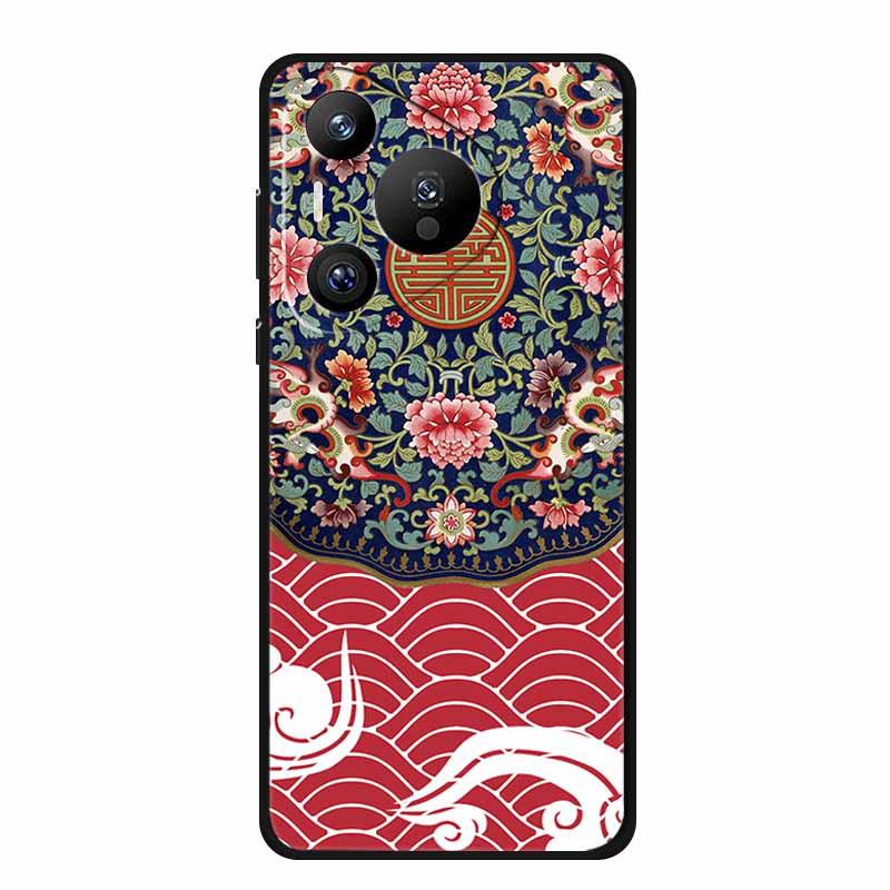 

Huawei Pura 70 Pro Retro Embossed Texture Phone Case - Soft Color Painting Style Huawei Pura 70 Pro