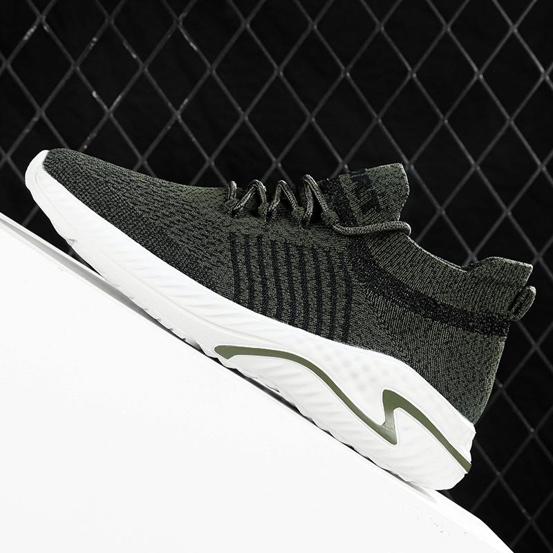 Frühling und Sommer neue lässige Fly-Knit Laufschuhe Paarschuhe Herren- und Damenschuhe Low-Top Sportschuhe einfache Freizeitschuhe