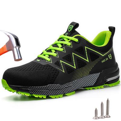 Sicherheitsschuhe Herren Damen Anti-Smashing Stahlkappe Unzerstörbar Leicht Atmungsaktiv Sneaker Arbeitsschuhe Sicherheitsstiefel