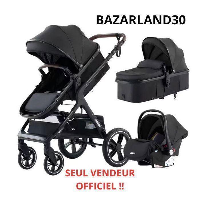 BAZARLAND30.Poussette 3 en 1 Bébé