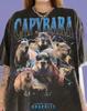 Capybara Funny Animal Meme Retro 90S Bootleg Comfort Colors® Tshirt, Cool Capybara With Sunglasses Wildlife Nature Tees, Tanktop,