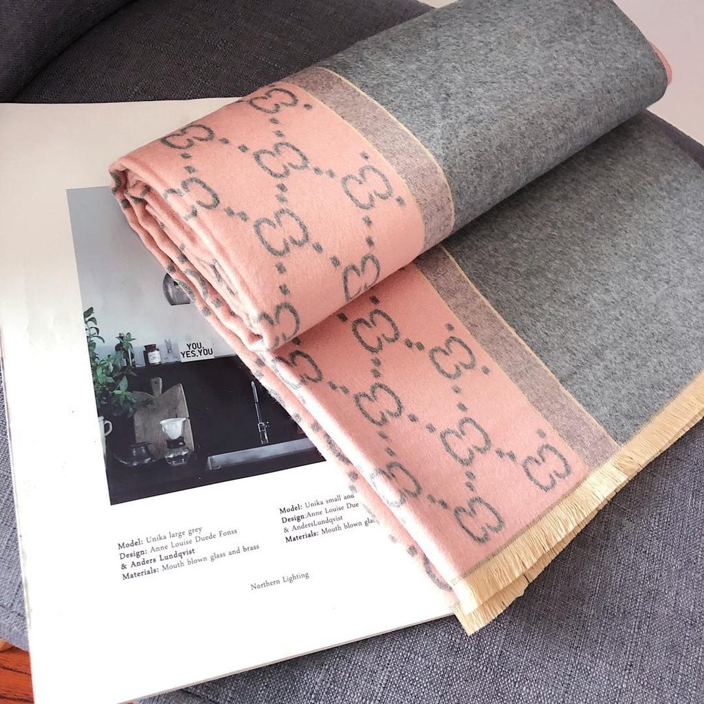 Imitation Cashmere Women'S Air Conditioner Decorative Shawl Warm Extended Scarf Classic Scarf Fringed Silk Scarf