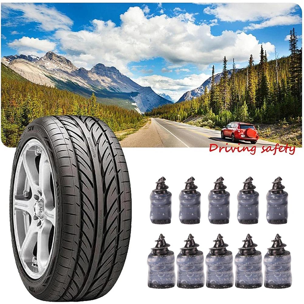 Vacuum Tyre Repair Set Nail Kit for Wheels Car Motorcycle Scooter Rubber Tubeless Tire Repair Tool Glue Free Repair Tire Nail