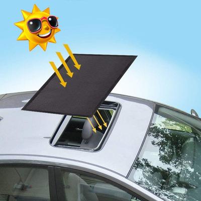 Magnetischer Auto-Schiebedach-Sonnenschutz, Atmungsaktives Netzgewebe, Auto-Dachabdeckung für Übernacht-Camping, Schnelle Montage, UV-Sonnenschutz für Schiebedach und Seitenfenster