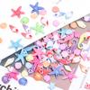 100pcs Conch Sea Shell Beads for Jewelry Making Ocean Acrylic Beads Starfish Anklet Bracelet Necklace DIY Handmade Accessories