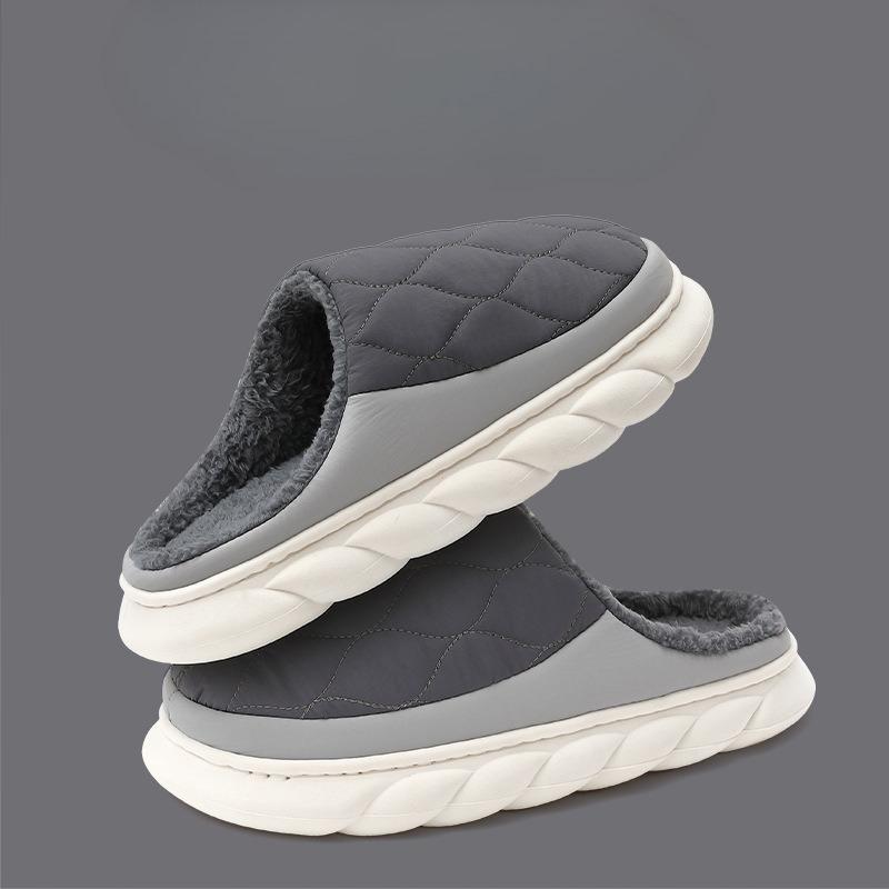 Cotton Shoes for Home Use, Thick-soled, Warm, Waterproof and Anti-slip for Women
