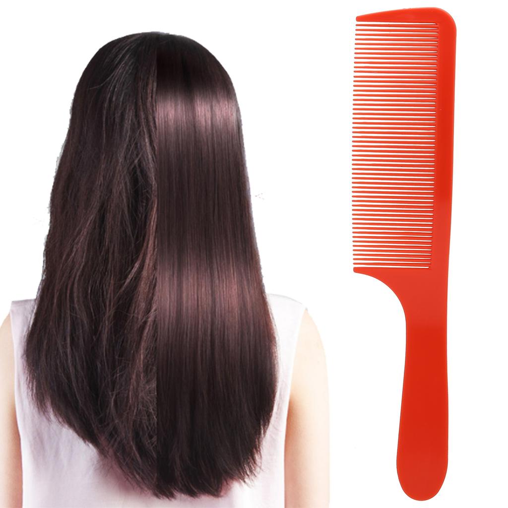 Comb Hair Plastic Curved Detangling Haircutting Combs Fine Teeth for Salon Household Barber