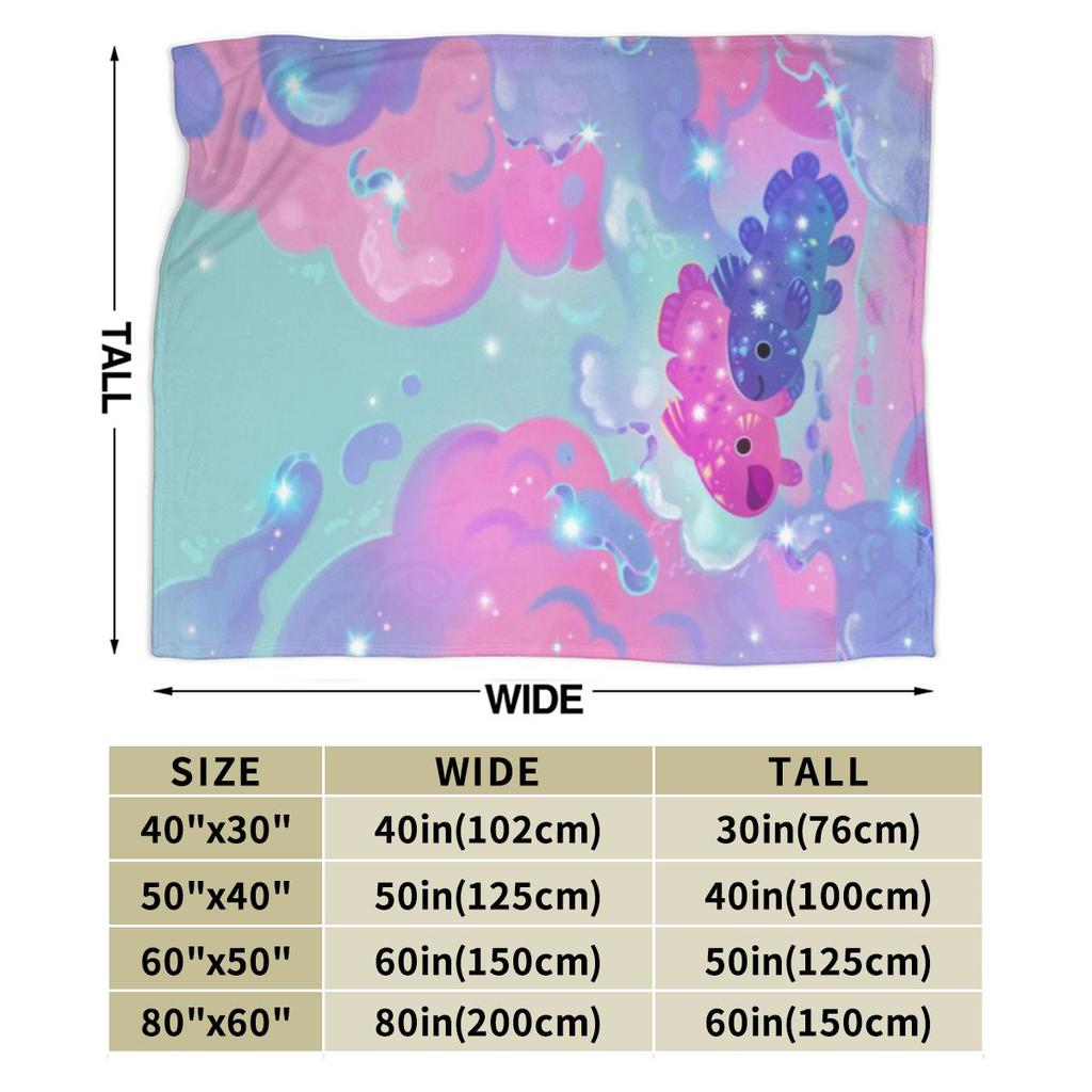 Coelacanth Personalized Warm Decorate Home An UltraSoft Micro Fleece Blanket