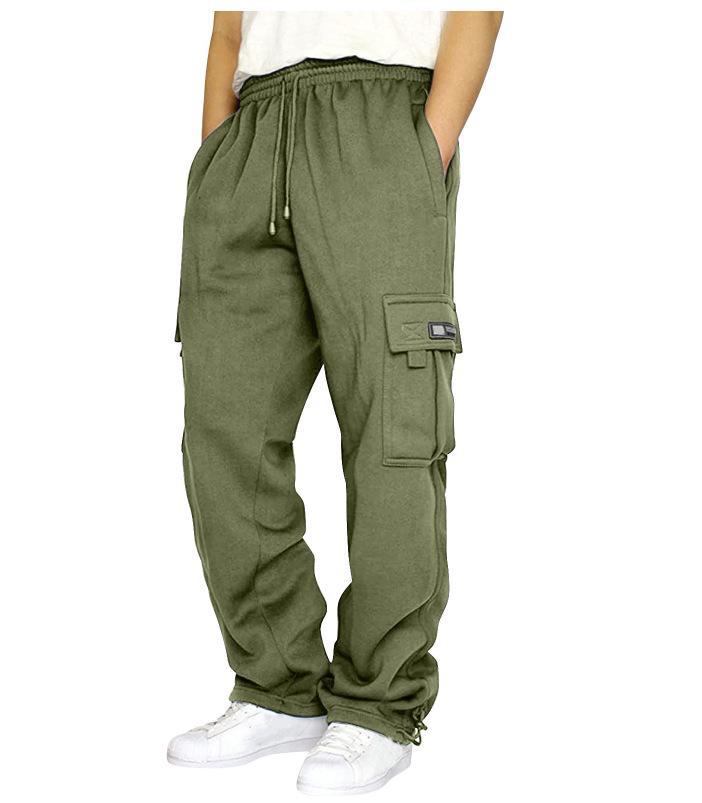 Męskie spodnie dresowe wysokiej jakości: Pogrubione, 6 Rozmiarów, 7 Kolorów, Styl Casualowy Workwear