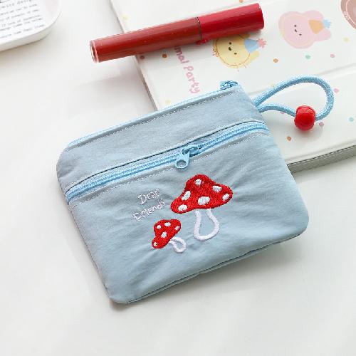 Japanese Cute Multi-layer Small Wallet Simple New Retro Mini Small Bag Coin Purse Card Case Key