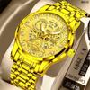 Macchina completamente automatica Marca Orologio da uomo Impermeabile Orologio da uomo Orologio al quarzo Orologio luminoso Orologio da uomo con diamanti vuoti