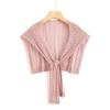 Summer Ice Silk Sun Protection Shawl: Lightweight Knitted Shoulder Protector & Scarf