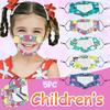 5PC Children Outdoor Mask With Clear Window Visible Expression For Deaf Mute