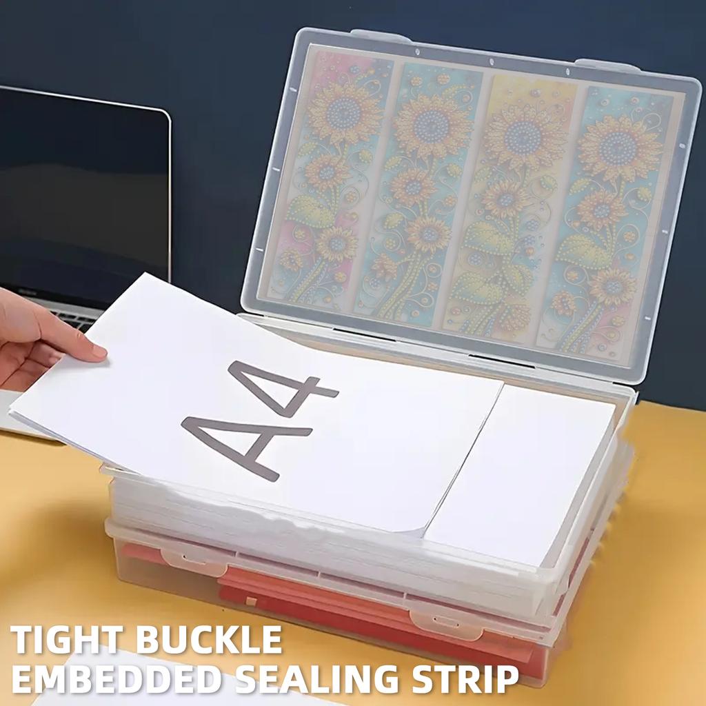 DIY Full Diamond Painting Crystal Mosaic Storage Container Colored Pattern Storage Case for Diamond Painting Accessories Tool