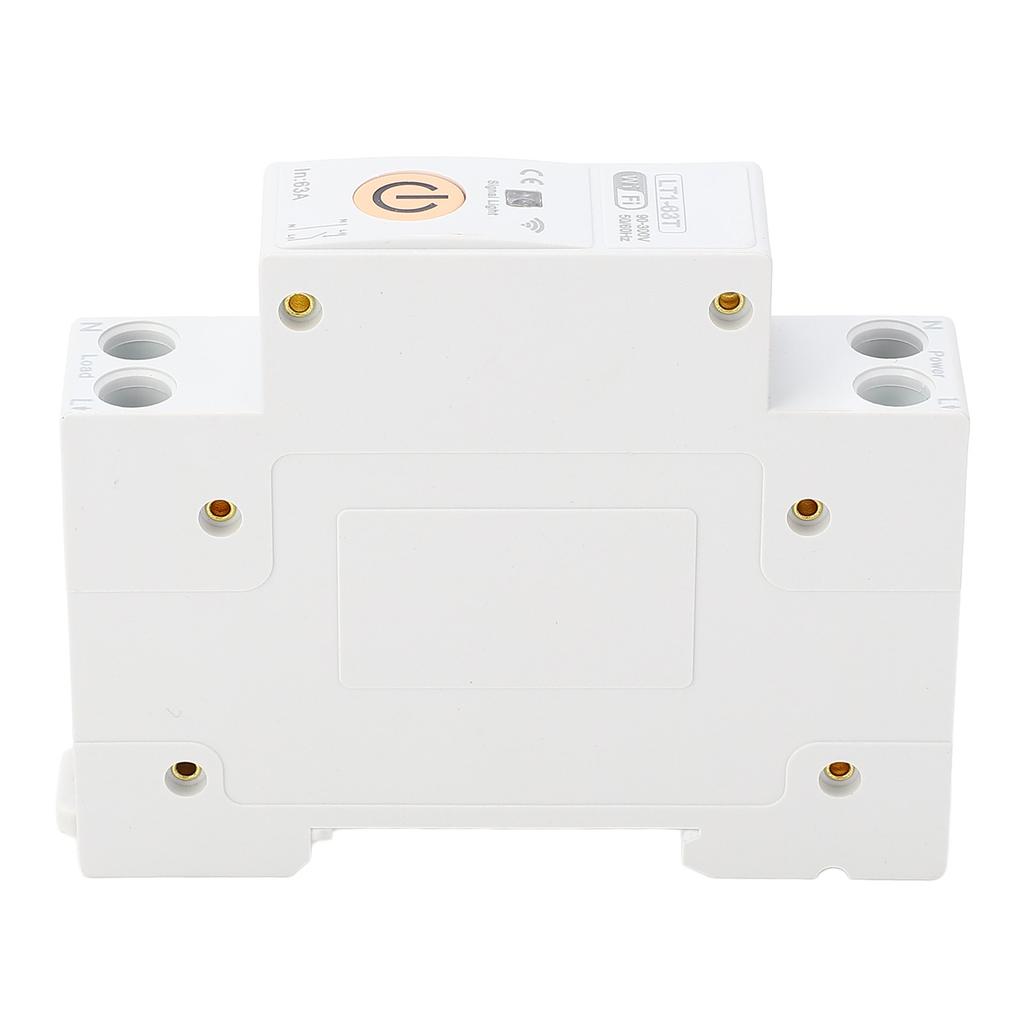 WiFi Smart Circuit Breaker 63A APP Voice Control DIN Rail Power Switch On Off Timer for Tuya