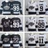 Heren IJshockey Jersey Los Angeles Kings 99 11 9 Geborduurd Team Uniform Volwassen Wintersport