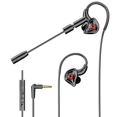 ANCOGIN Gaming Wired Earphones with Microphone Function Detachable Wired Earphones with Ergonomic Designed for PS5 and Easy Compatible Earphones,