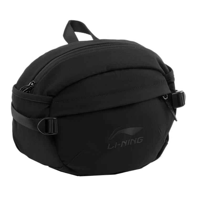 New LiNing Polyamide With Spandex Shoulder Bag Unisex Black ABDU195-1