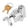 Stainless Steel Motorcycle Helmet Lock with 2 Keys -   and Convenient Helmet    and Hook for Motorcycles and