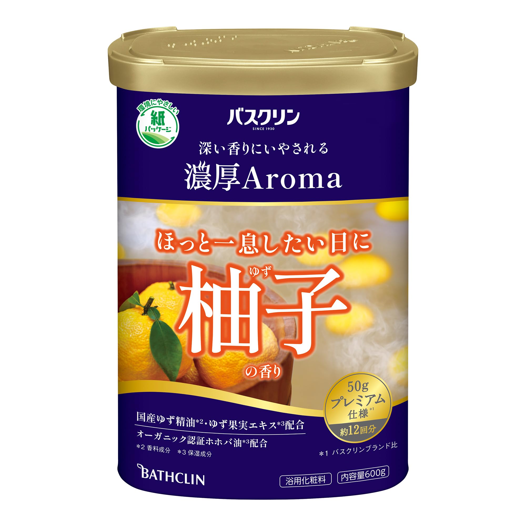 

Bathclin Rich Aroma Yuzu Scent Powder Bath 600g 12 Additive, (Approx. servings)