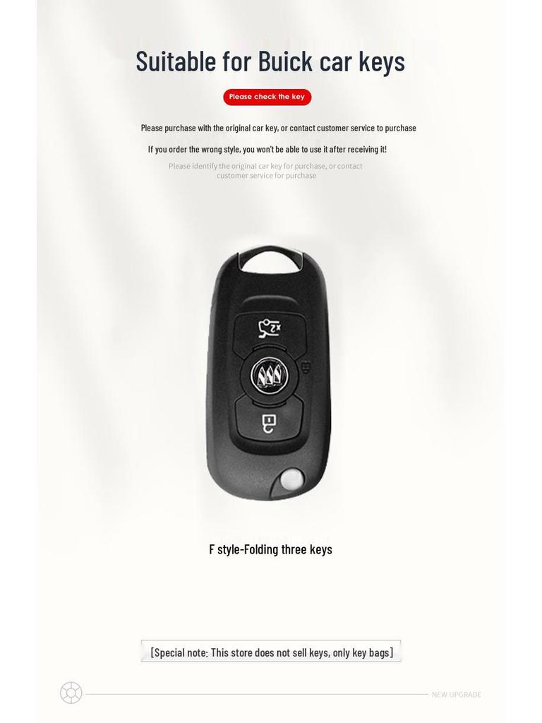 Pouzdro na klíč Buick Verano: Plně ochranný kryt pro 24 modelů, včetně GS a Verano Pro, Elegantní design pro ženy