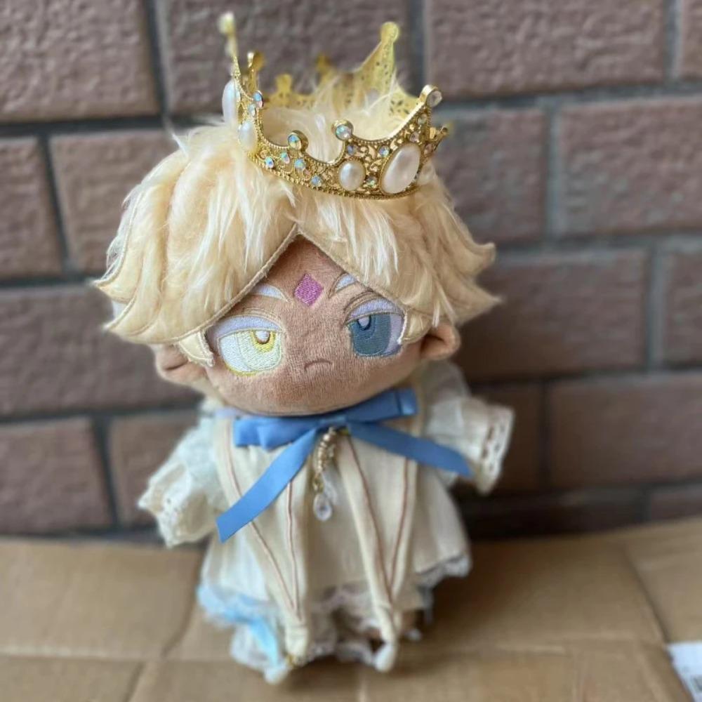 Reine Vanille Keks Plüsch Verkleidung Baumwollpuppe Spielzeug für Kinder 20cm Kuscheltier Keks Run: Königreich Figur Kleidung wechseln Cosplay Geschenk