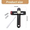 Leather Strap Belt Cutter Adjustable Leather Cutter Leather Belt Cutting Craft Tool Easy to Use Leather Cutting Tool X3UC