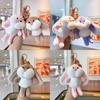 Keychain Plush Rabbit Pendant Cartoon Fill Doll Bag Decoration Gift Collection