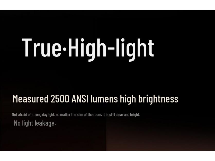 Lecoo Lenovo True 1080P Smart Home Theater Portable Gimbal Projector